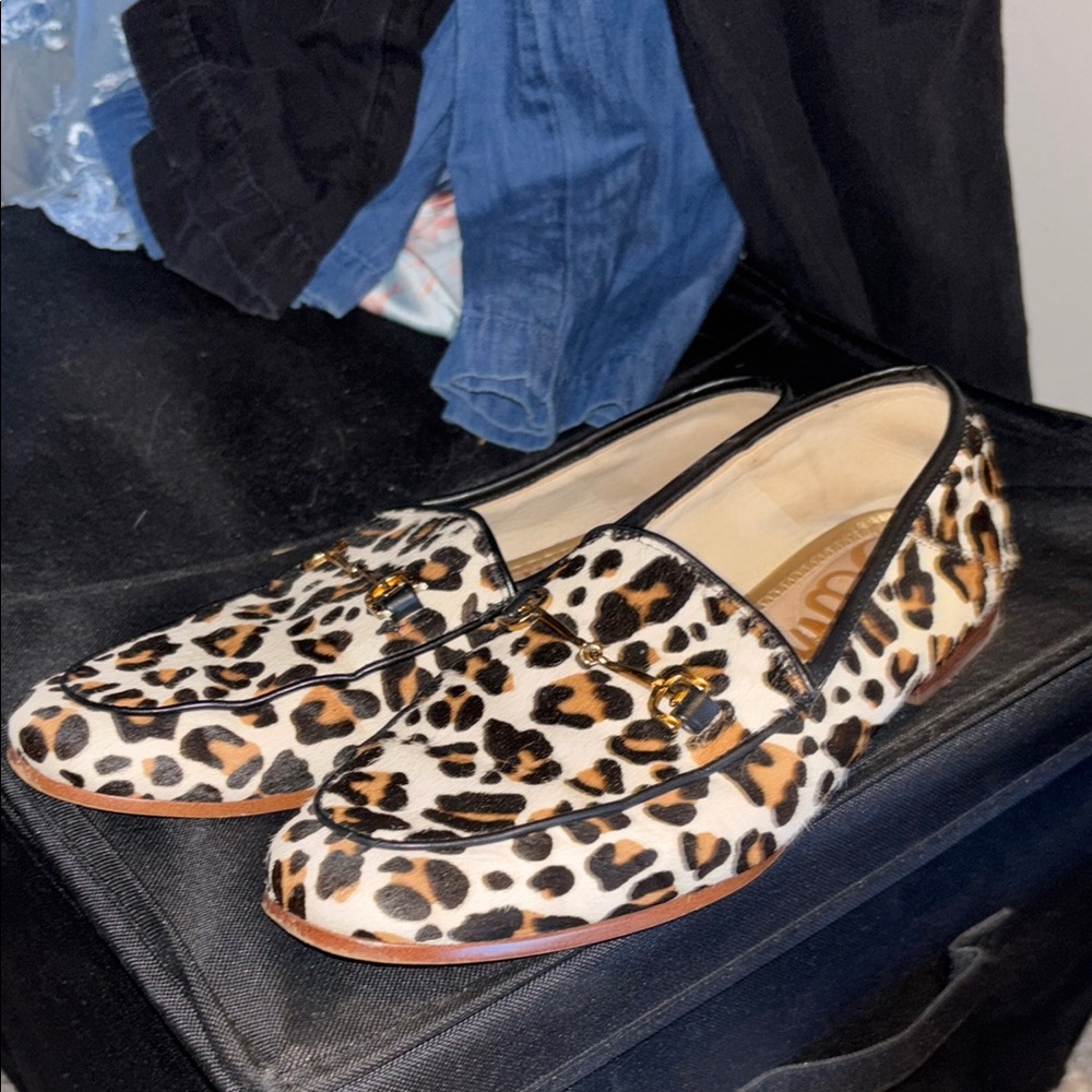 Sam Edelman Leopard Print Loafers